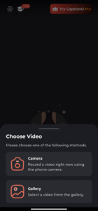 import video for generate