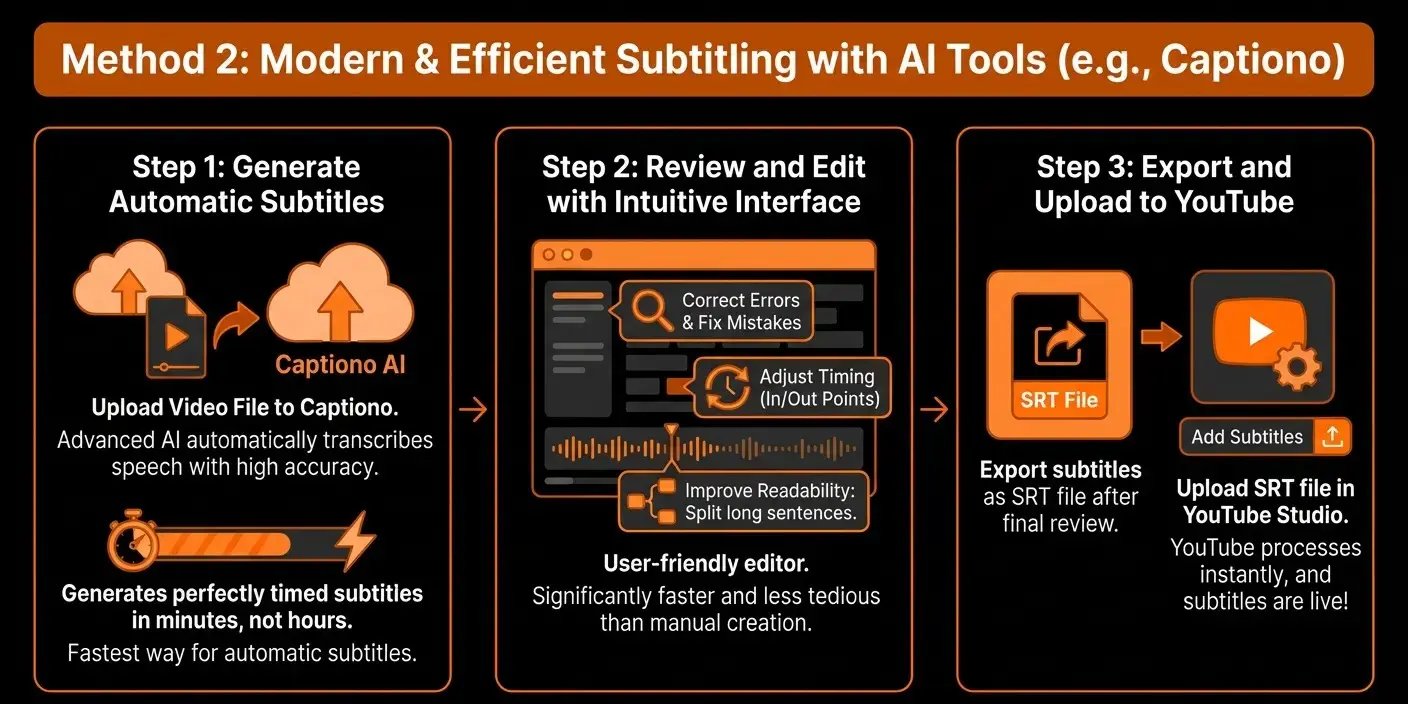 step by step Way with AI Tools  Captiono